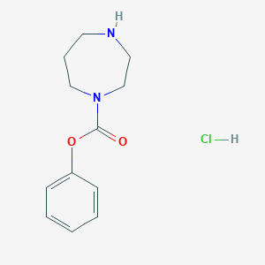 Phenyl 1,4-diazepane-1-carboxylate hydrochloride