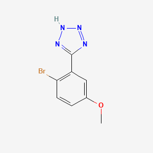 5-(2-bromo-5-methoxyphenyl)-1H-1,2,3,4-tetrazole