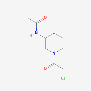 N-[1-(2-chloroacetyl)piperidin-3-yl]acetamide