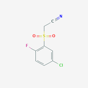 [(5-Chloro-2-fluorophenyl)sulfonyl]acetonitrile