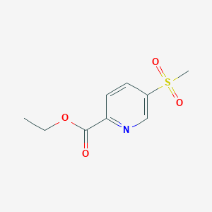 molecular formula C9H11NO4S B1487585 Ethyl 5-(Methylsulfonyl)pyridine-2-carboxylate CAS No. 918967-32-5