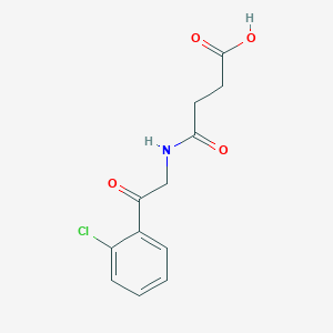 molecular formula C12H12ClNO4 B1487589 3-{[2-(2-Chlorophenyl)-2-oxoethyl]carbamoyl}propanoic acid CAS No. 1221724-63-5