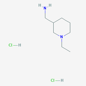 (1-Ethylpiperidin-3-yl)methanamine dihydrochloride
