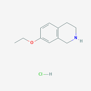 molecular formula C11H16ClNO B1487600 7-Ethoxy-1,2,3,4-tetrahydroisoquinoline hydrochloride CAS No. 1221723-15-4