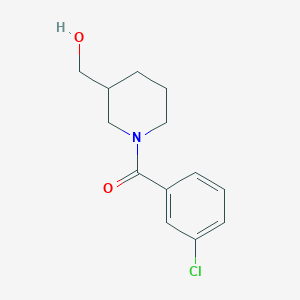 molecular formula C13H16ClNO2 B1487601 [1-(3-Chlorobenzoyl)piperidin-3-yl]methanol CAS No. 1082862-16-5