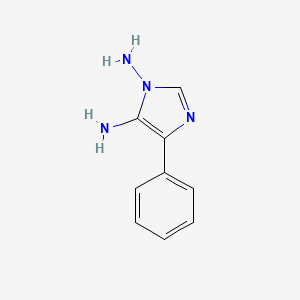 molecular formula C9H10N4 B1487602 4-phenyl-1H-imidazole-1,5-diamine CAS No. 1240526-99-1