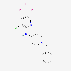 N-(1-Benzylpiperidin-4-yl)-3-chloro-5-(trifluoromethyl)pyridin-2-amine
