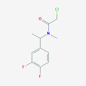 2-chloro-N-[1-(3,4-difluorophenyl)ethyl]-N-methylacetamide
