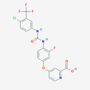 4-(4-(3-(4-Chloro-3-(trifluoromethyl)phenyl)ureido)-3-fluorophenoxy)picolinic acid