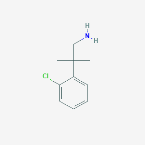 2-(2-Chlorophenyl)-2-methylpropan-1-amine