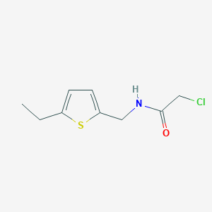 2-chloro-N-[(5-ethylthiophen-2-yl)methyl]acetamide