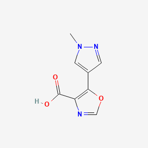 5-(1-methyl-1H-pyrazol-4-yl)-1,3-oxazole-4-carboxylic acid