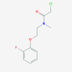 2-chloro-N-[2-(2-fluorophenoxy)ethyl]-N-methylacetamide