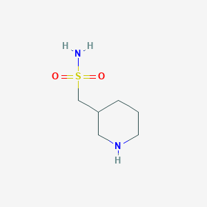 molecular formula C6H14N2O2S B1487653 piperidin-3-ylmethanesulfonamide CAS No. 1206969-70-1