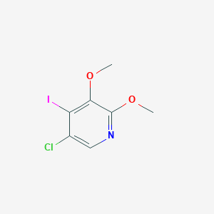 molecular formula C7H7ClINO2 B1487655 5-Chloro-4-iodo-2,3-dimethoxypyridine CAS No. 1299607-43-4