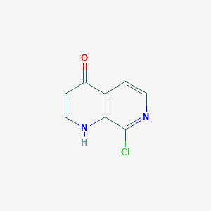 molecular formula C8H5ClN2O B1487659 8-Chloro-1,7-naphthyridin-4(1H)-one CAS No. 1018812-91-3