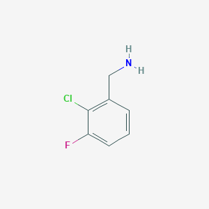 molecular formula C7H7ClFN B1487660 (2-Chloro-3-fluorophenyl)methanamine CAS No. 72235-54-2