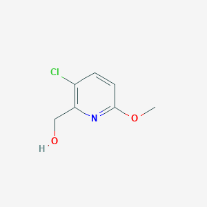 molecular formula C7H8ClNO2 B1487661 (3-Chloro-6-methoxypyridin-2-yl)methanol CAS No. 1227490-30-3