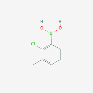 molecular formula C7H8BClO2 B1487676 2-CHLORO-3-METHYLPHENYLBORONIC ACID CAS No. 915070-53-0