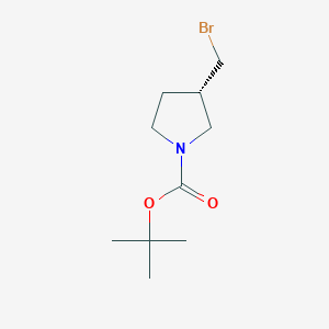 molecular formula C10H18BrNO2 B1487678 (S)-1-Boc-3-(溴甲基)吡咯烷 CAS No. 1067230-64-1