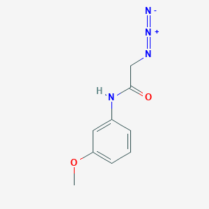 molecular formula C9H10N4O2 B1487684 2-azido-N-(3-methoxyphenyl)acetamide CAS No. 1160748-24-2