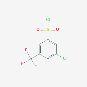 3-Chloro-5-(trifluoromethyl)benzene-1-sulfonyl chloride