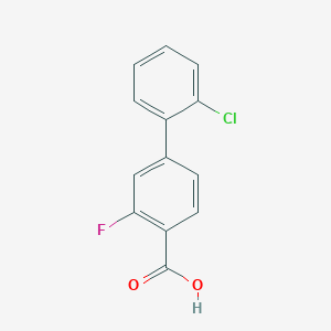 2'-Chloro-3-fluoro-[1,1'-biphenyl]-4-carboxylic acid