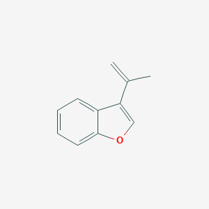 molecular formula C11H10O B148769 Benzofuran, 3-(1-methylethenyl)- CAS No. 138552-59-7