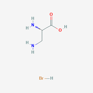 molecular formula C3H9BrN2O2 B1487695 Alanine, 3-amino-, hydrobromide CAS No. 79556-90-4