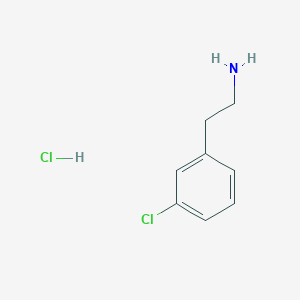 molecular formula C8H11Cl2N B1487716 2-(3-Chloro-phenyl)-ethylamine hydrochloride CAS No. 89042-13-7