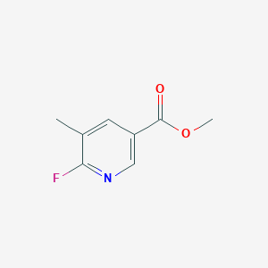 molecular formula C8H8FNO2 B1487717 Methyl 6-fluoro-5-methylpyridine-3-carboxylate CAS No. 211122-38-2