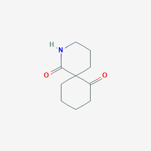 molecular formula C10H15NO2 B14877178 2-Azaspiro[5.5]undecane-1,7-dione 