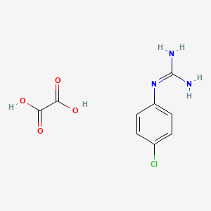 molecular formula C9H10ClN3O4 B1487720 N-(4-Chloro-phenyl)-guanidine oxalate CAS No. 1187927-61-2