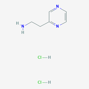 molecular formula C6H11Cl2N3 B1487724 2-吡嗪-2-基乙胺二盐酸盐 CAS No. 878740-89-7