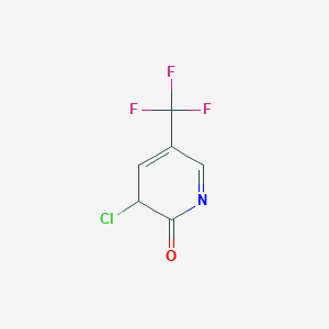 molecular formula C6H3ClF3NO B1487726 3-Chloro-2-hydroxy-5-(trifluoromethyl)pyridine CAS No. 76041-71-9