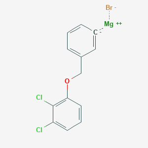 molecular formula C13H9BrCl2MgO B14877288 3-(2,3-Dichlorophenoxymethyl)phenylmagnesium bromide 