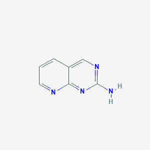 molecular formula C7H6N4 B1487729 吡啶并[2,3-d]嘧啶-2-胺 CAS No. 882679-07-4