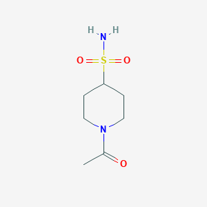molecular formula C7H14N2O3S B1487736 1-乙酰基哌啶-4-磺酰胺 CAS No. 1248421-31-9