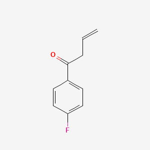 molecular formula C10H9FO B1487738 1-(4-Fluorophenyl)but-3-en-1-one CAS No. 61668-02-8