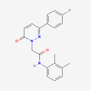 molecular formula C20H18FN3O2 B14877387 N-(2,3-dimethylphenyl)-2-(3-(4-fluorophenyl)-6-oxopyridazin-1(6H)-yl)acetamide 