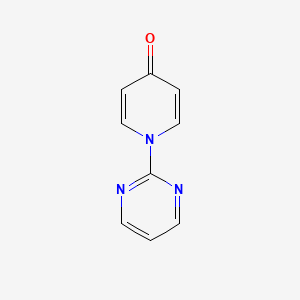 molecular formula C9H7N3O B1487740 1-(2-Pyrimidinyl)-1H-4-pyridinone CAS No. 29049-26-1