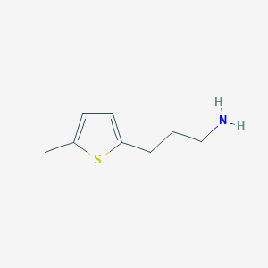 molecular formula C8H13NS B1487762 3-(5-Methylthiophen-2-yl)propan-1-amine CAS No. 1000530-84-6