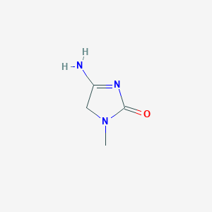 molecular formula C4H7N3O B1487768 5-amino-3-methyl-4H-imidazol-2-one CAS No. 1190594-65-0