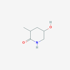 molecular formula C6H11NO2 B1487769 5-hydroxy-3-methyl-2-Piperidinone CAS No. 501435-44-5