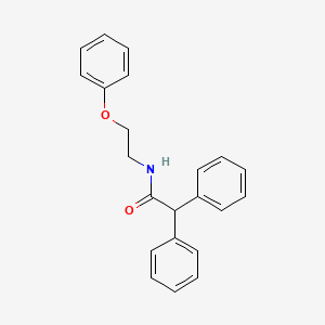 molecular formula C22H21NO2 B14877747 N-(2-phenoxyethyl)-2,2-diphenylacetamide 