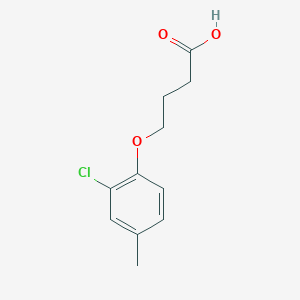 molecular formula C11H13ClO3 B1487775 4-(2-Chloro-4-methylphenoxy)butanoic acid CAS No. 40629-77-4