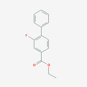 molecular formula C15H13FO2 B14877787 Ethyl 2-fluoro-[1,1'-biphenyl]-4-carboxylate 