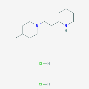 4-Methyl-1-[2-(2-piperidinyl)ethyl]piperidine dihydrochloride