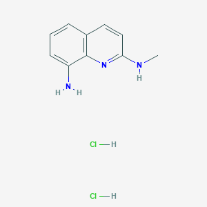 molecular formula C10H13Cl2N3 B14877930 N2-methylquinoline-2,8-diamine dihydrochloride 