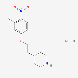 4-[2-(3-Methyl-4-nitrophenoxy)ethyl]piperidine hydrochloride